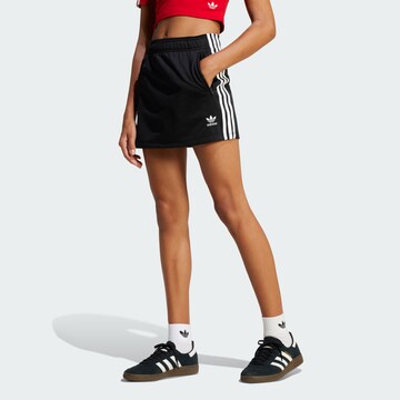 ADIDAS ORIGINALS - Falda 'Firebird' en negro: frente