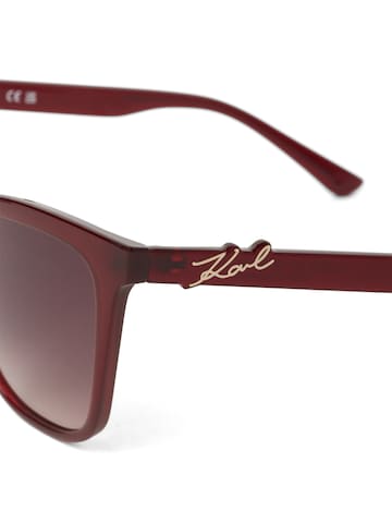 Ochelari de soare ' SIGNATURE LOGO ' de la Karl Lagerfeld pe roșu