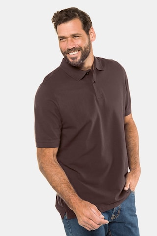 JP1880 Shirt in Bruin: voorkant