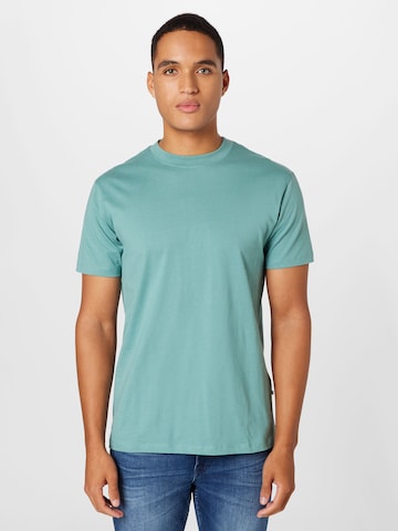 T-Shirt 'Aarhus' minimum en bleu : devant