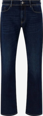 mėlyna Boggi Milano Prigludęs Džinsai: priekis