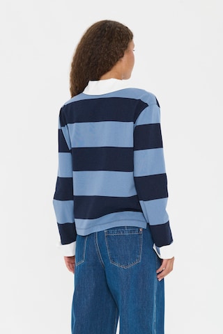 SAINT TROPEZ - Sudadera con cremallera 'Meg' en azul