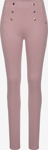 LASCANA Leggings - rózsaszín: elől