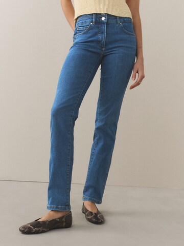 Next Slim fit Jeans in Blue: front