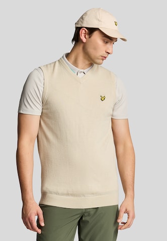 Lyle & Scott Bodywarmer in Beige: voorkant
