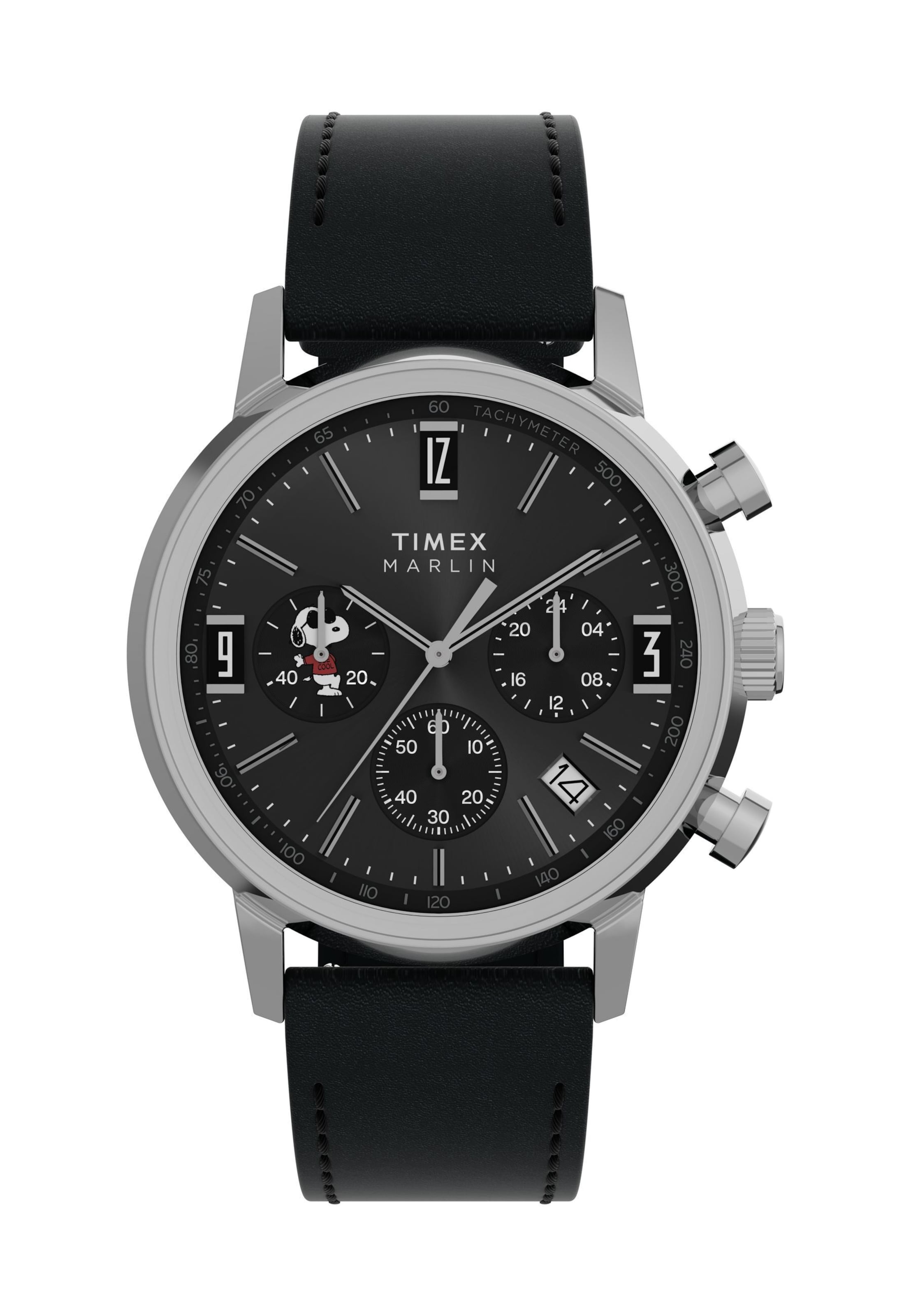 Orologio analogico 'Timex x Peanuts Marlin® Joe Cool' di TIMEX in nero: frontale