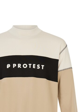 PROTEST Sports sweatshirt 'PRTLevin' in Brown