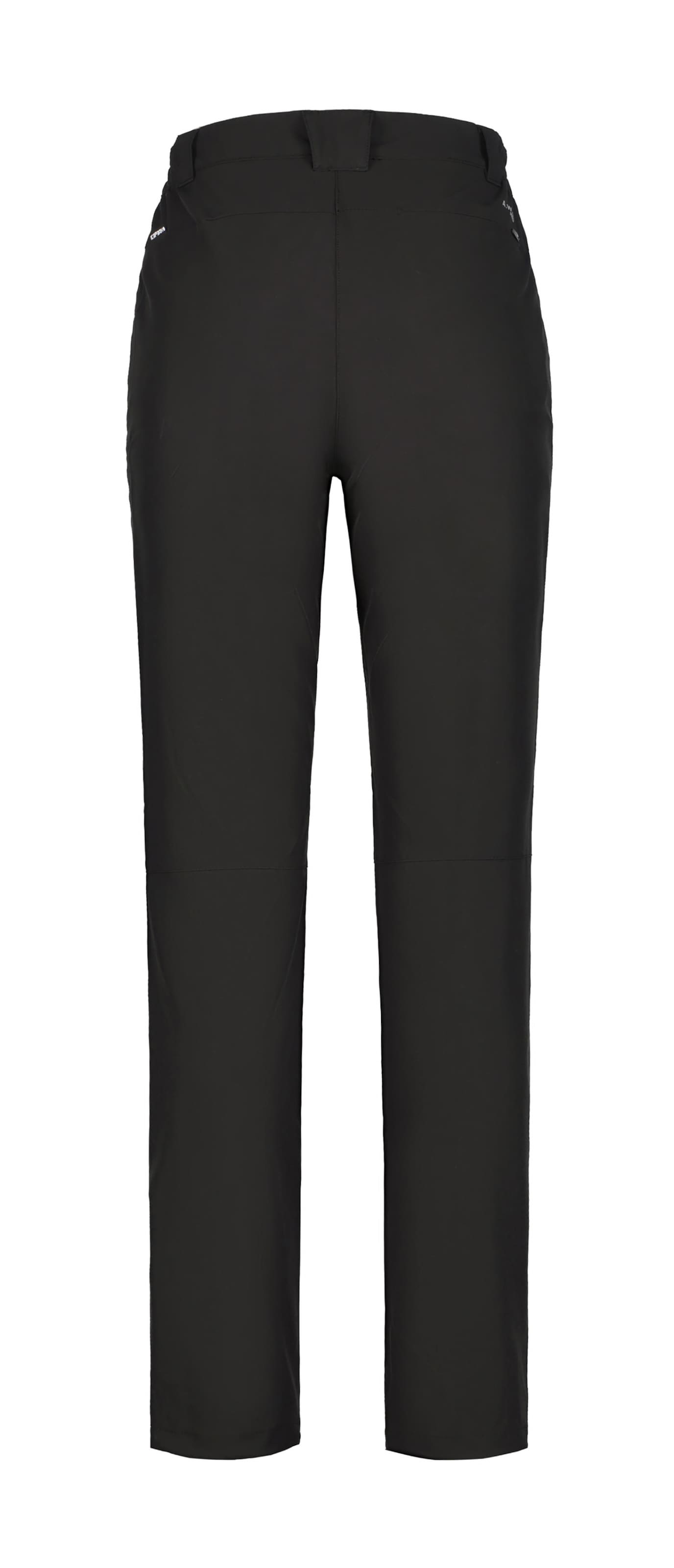 juoda ICEPEAK Standartinis Laisvalaikio kelnės 'Beach'