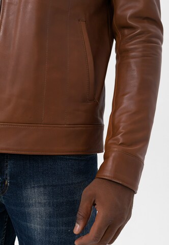 Veste mi-saison Jimmy Sanders en marron