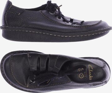 CLARKS Flats & Loafers in 40 in Black: front
