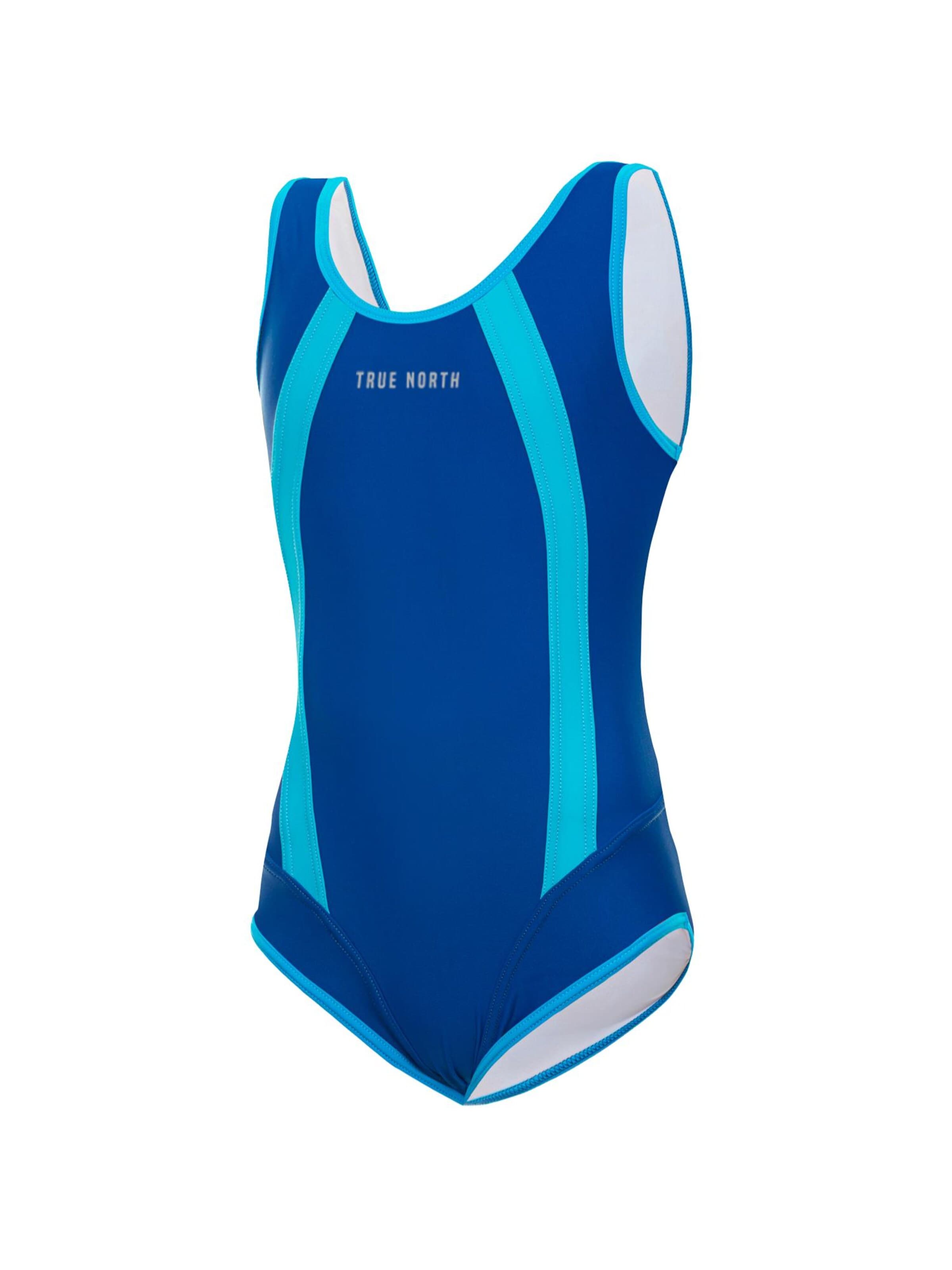 True North Athletic Swimwear 'Mädchen Badeanzug "Brise"' in Blue: front
