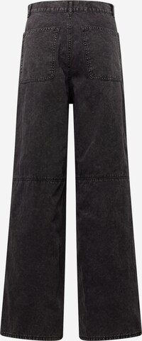 WEEKDAY Loose fit Trousers 'Micha' in Black