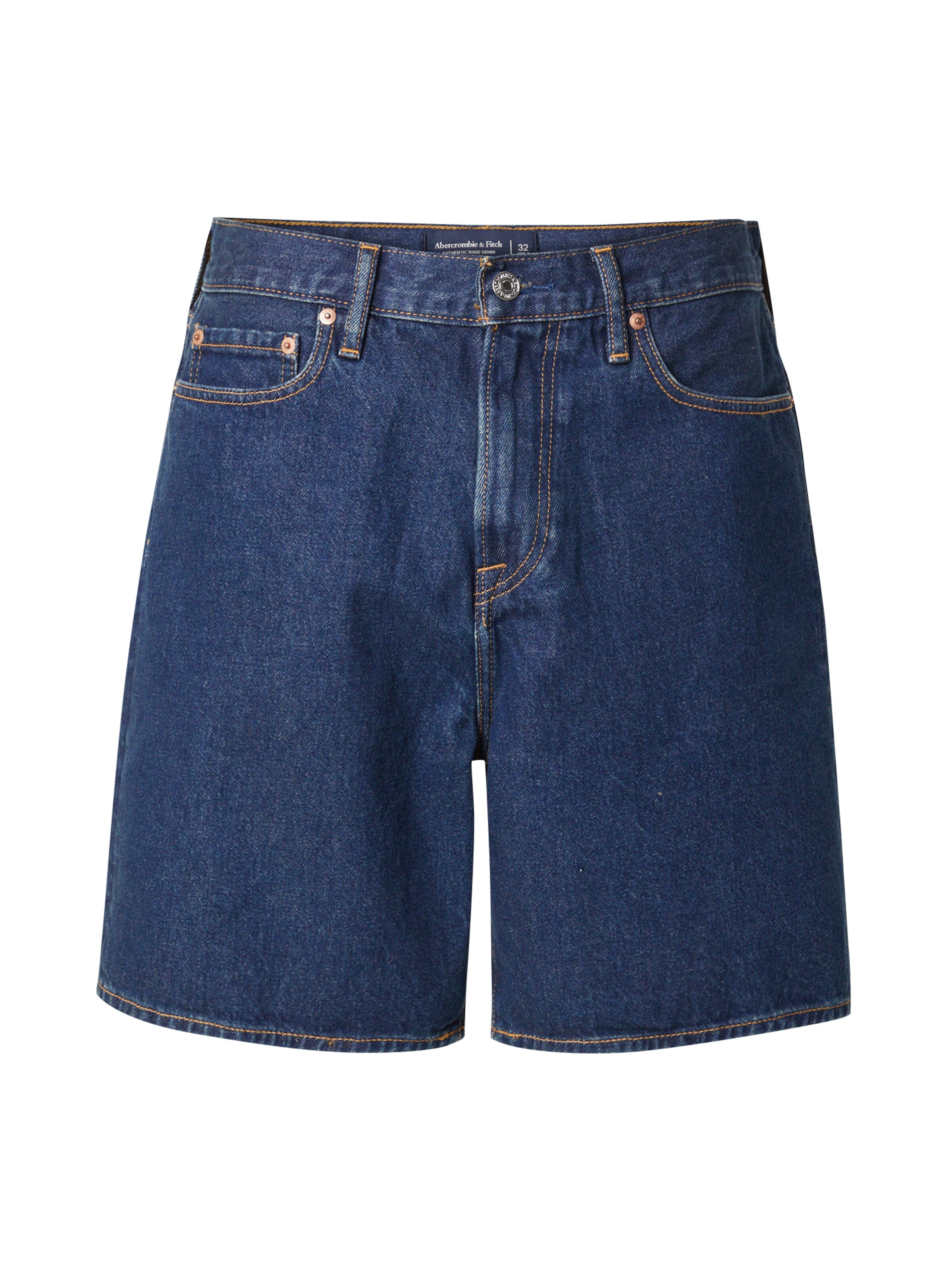 Abercrombie & Fitch Loosefit Jeans i blå: framsida