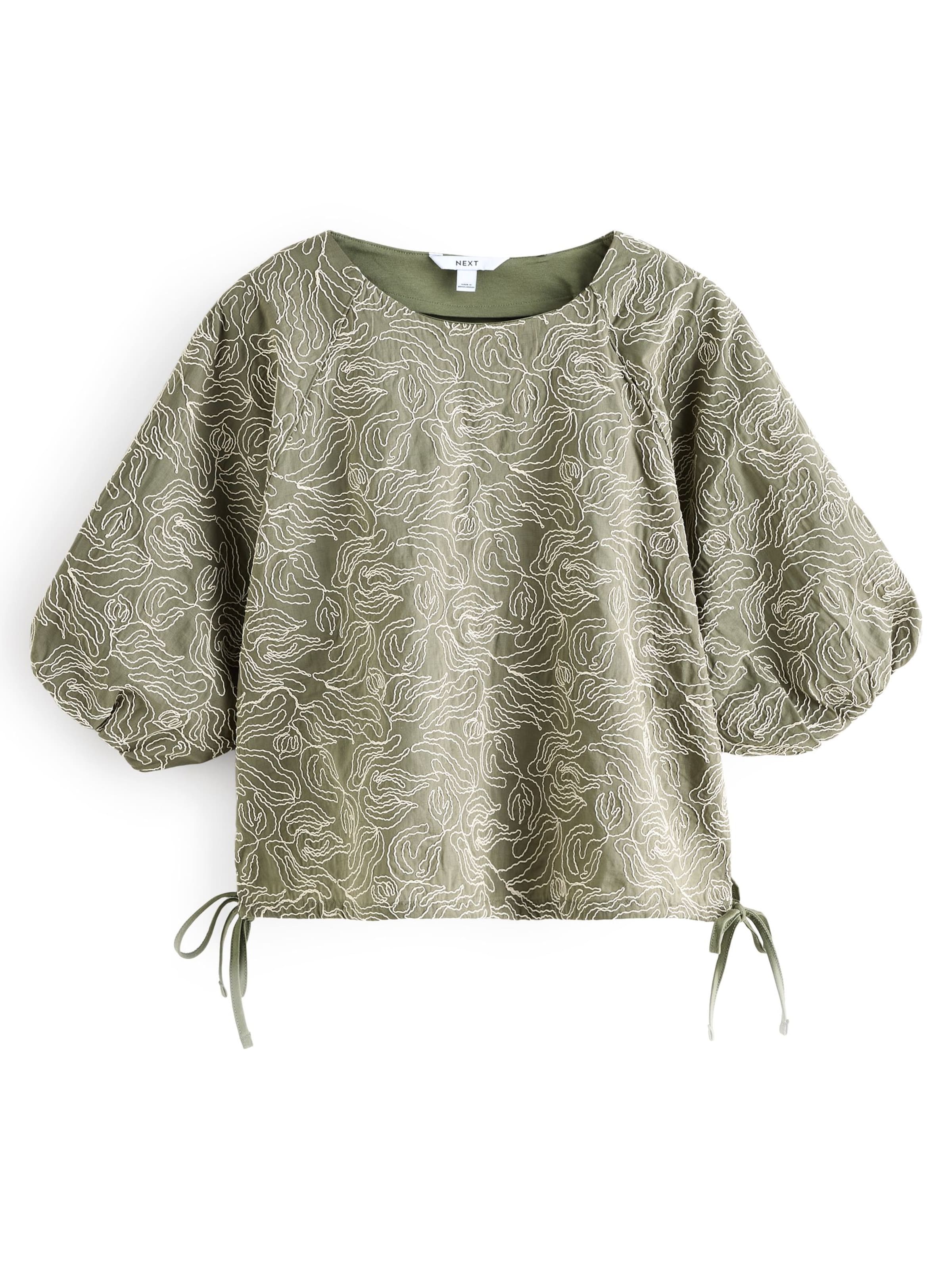 Next Bluse i grøn: forside