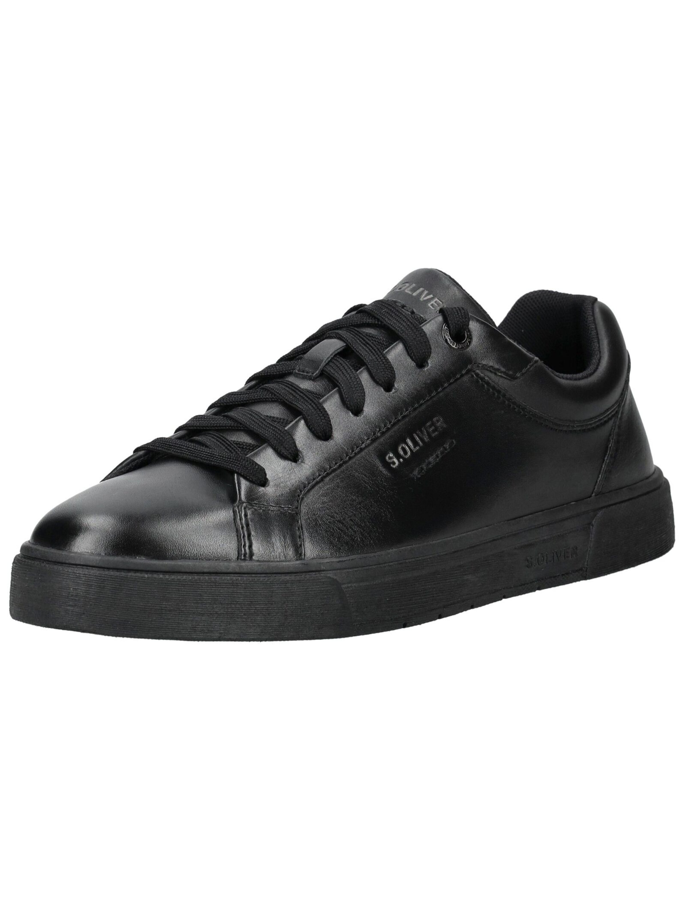 s.Oliver Platform trainers in Black: front