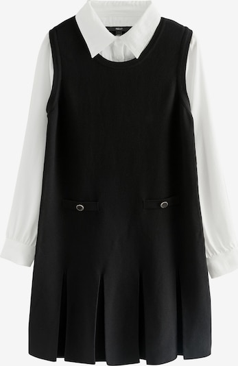 Next Úpletové šaty - černá / bílá, Produkt