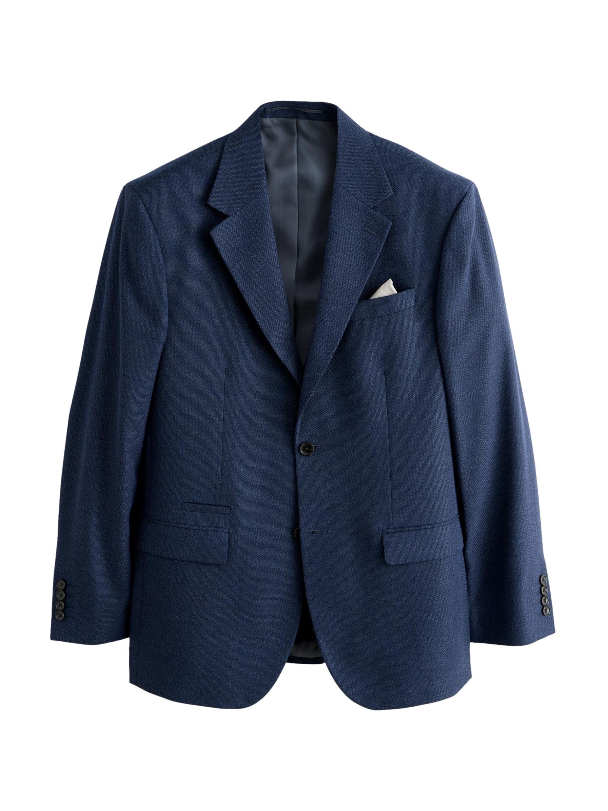 Coupe regular Veste de costume Next en bleu : devant