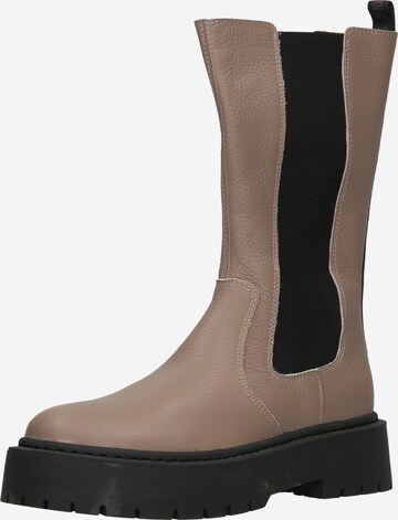 STEVE MADDEN Chelsea Boots 'Vivianne' in Grey: front