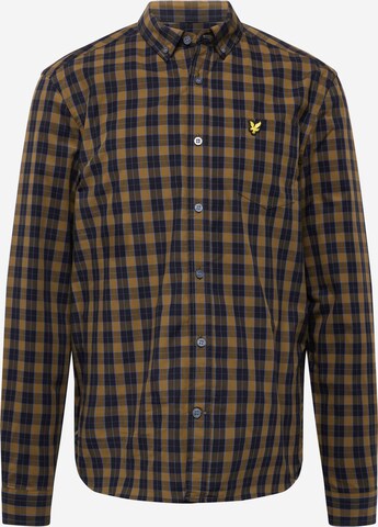 Lyle & Scott Overhemd in Bruin: voorkant