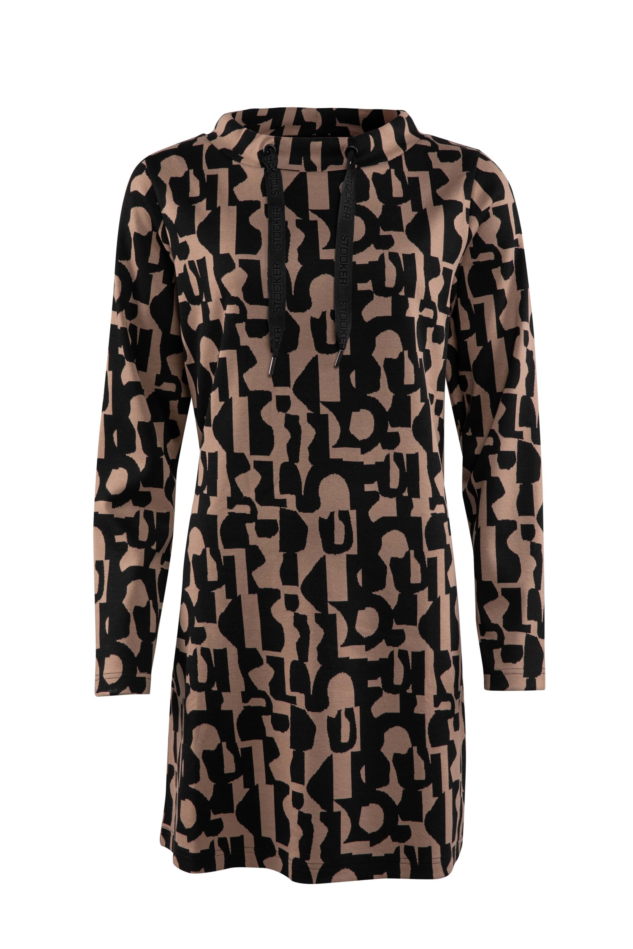 STOOKER WOMEN Kleid 'Klara' in Beige: Vorderseite
