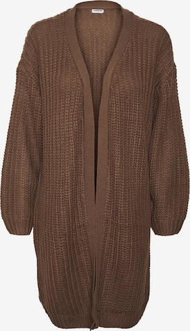 Noisy may Knit Cardigan 'Charlie' in Brown: front