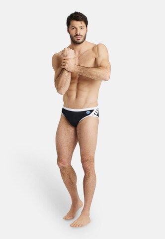 ARENA Sports swimming trunks 'Icons Solid' in Black