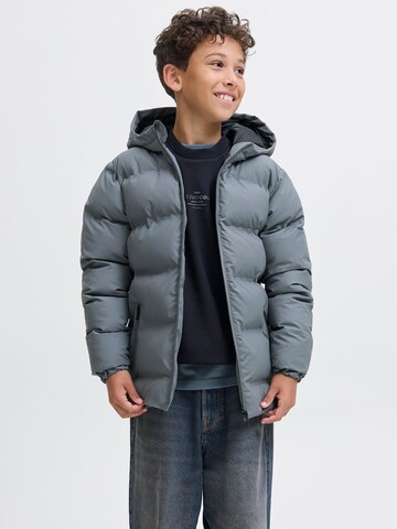 Jack & Jones Junior Winter jacket in Grey: front