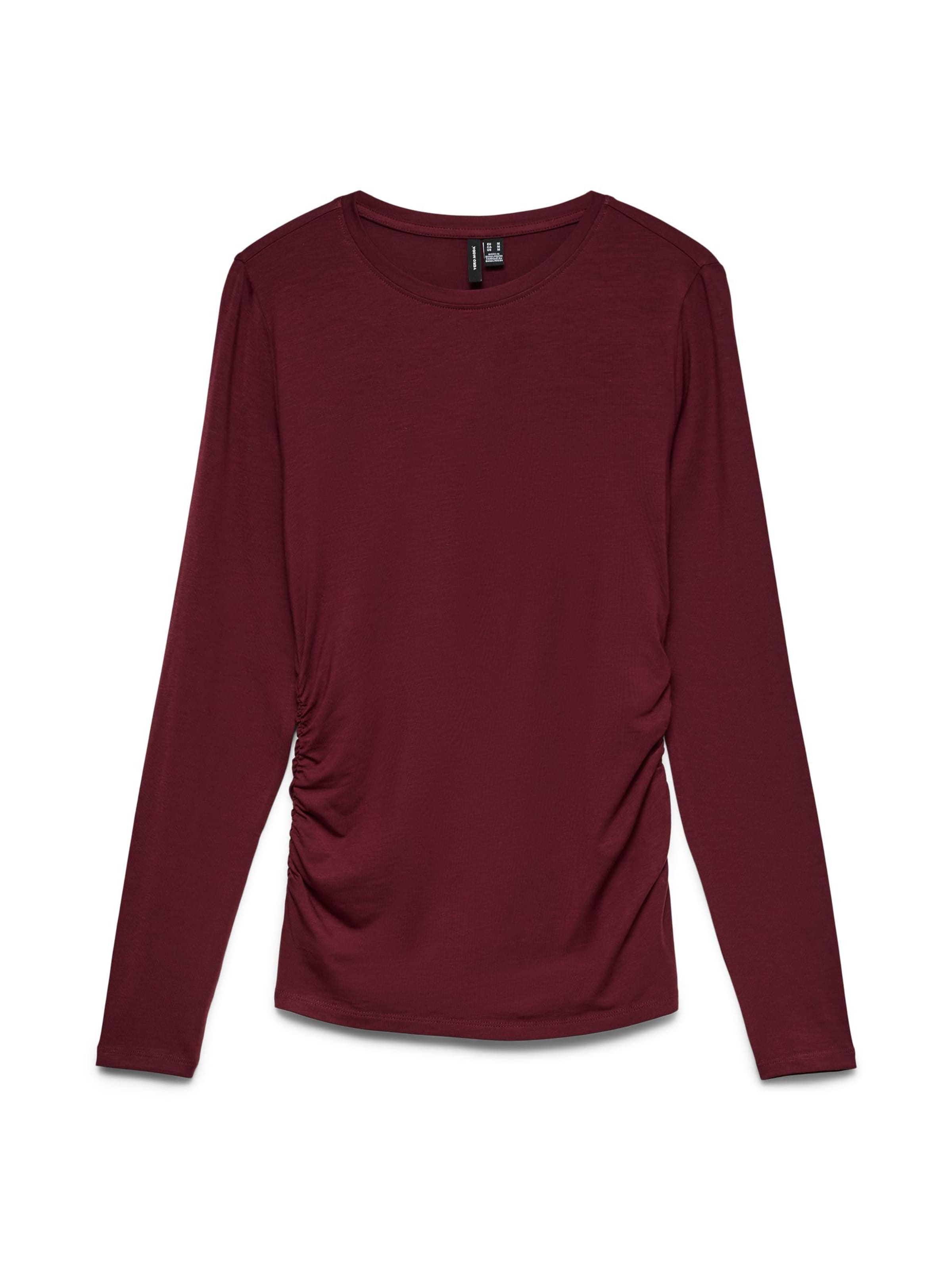 VERO MODA Shirt 'VMAva Sarah' in Red: front