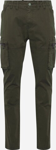 INDICODE JEANS Regular Cargo Pants 'Cargas' in Green: front