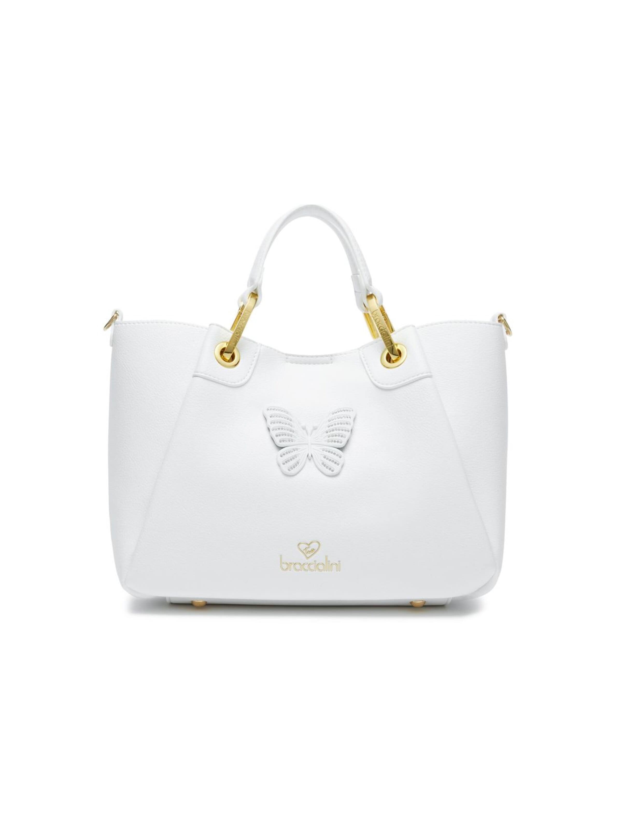 Braccialini Handbag 'Amy Bijoux' in White: front