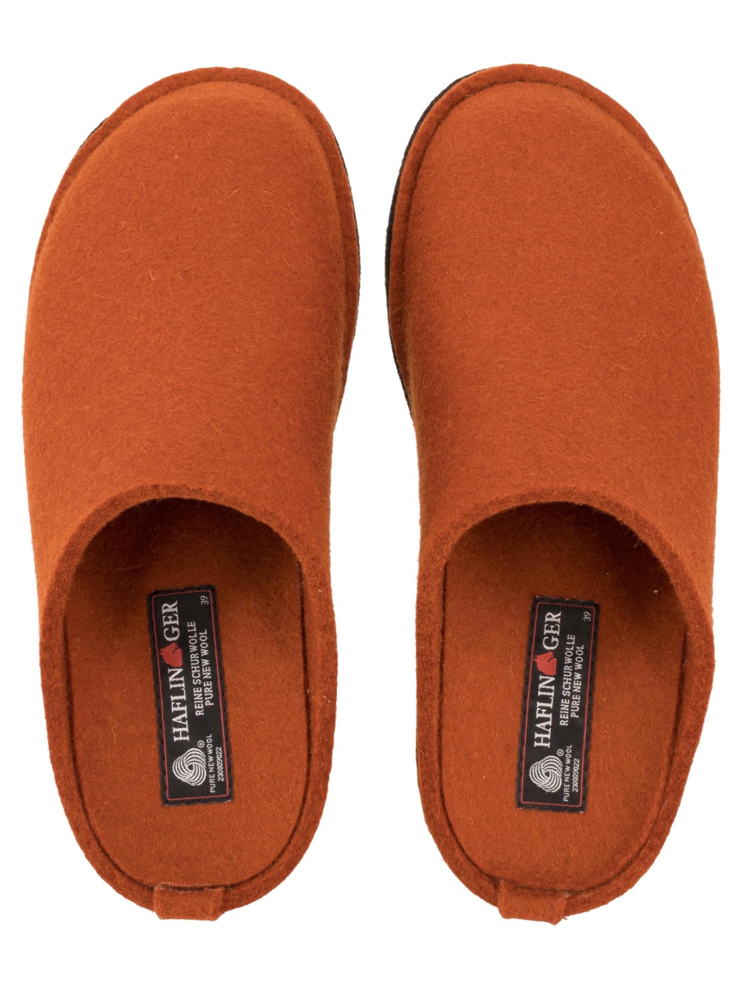 HAFLINGER Slippers 'Flair Soft' in Orange