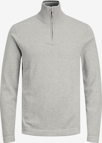 JACK & JONES Sweater 'Eli' in Grey: front