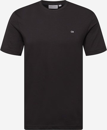 T-Shirt Calvin Klein en noir : devant