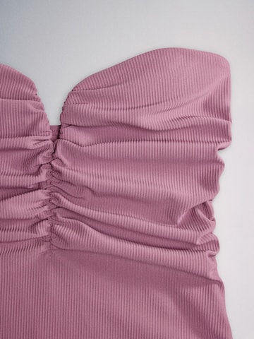 The Set Bandeau Badpak in Bruin