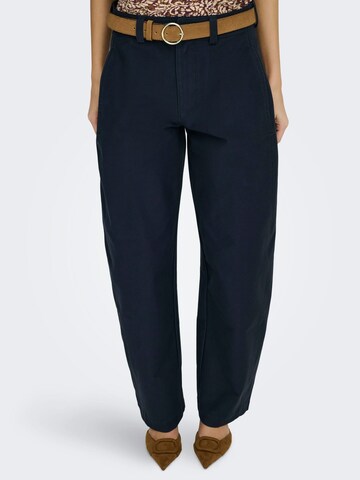 ONLY Baggy Broek 'Clair' in Blauw