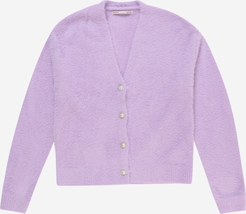 Cardigan KIDS ONLY en violet : devant