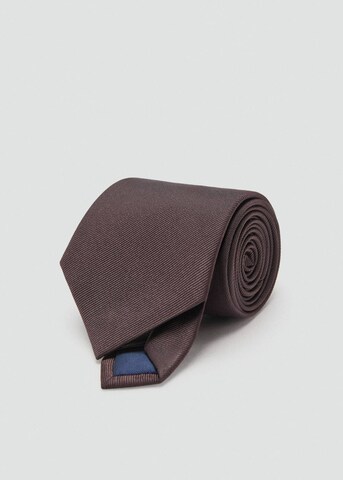 MANGO MAN Tie 'Basic8' in Brown