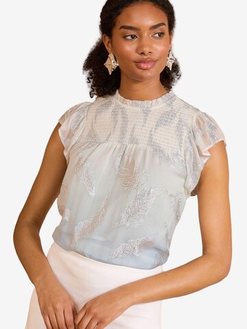 Camicia da donna di love & roses in blu: frontale