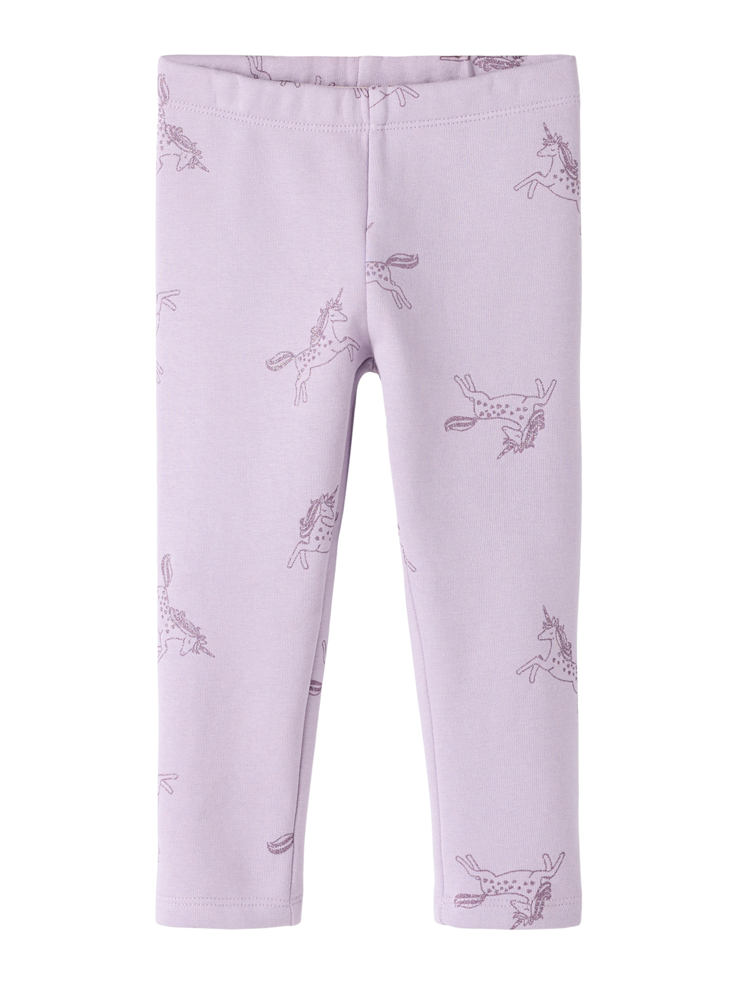 Skinny Leggings 'NMFSOLEA' NAME IT en violet : devant