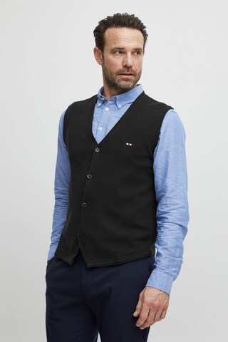 FQ1924 Bodywarmer 'Eliah' in Zwart: voorkant