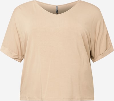 PIECES Curve T-shirt 'NEORA' en noisette, Vue avec produit