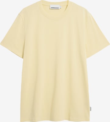 ARMEDANGELS T-Shirt 'Maarkos' in Gelb: Vorderseite