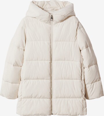 MANGO Winter Jacket 'TOKYO' in Beige: front