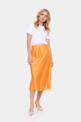SAINT TROPEZ - Falda en naranja