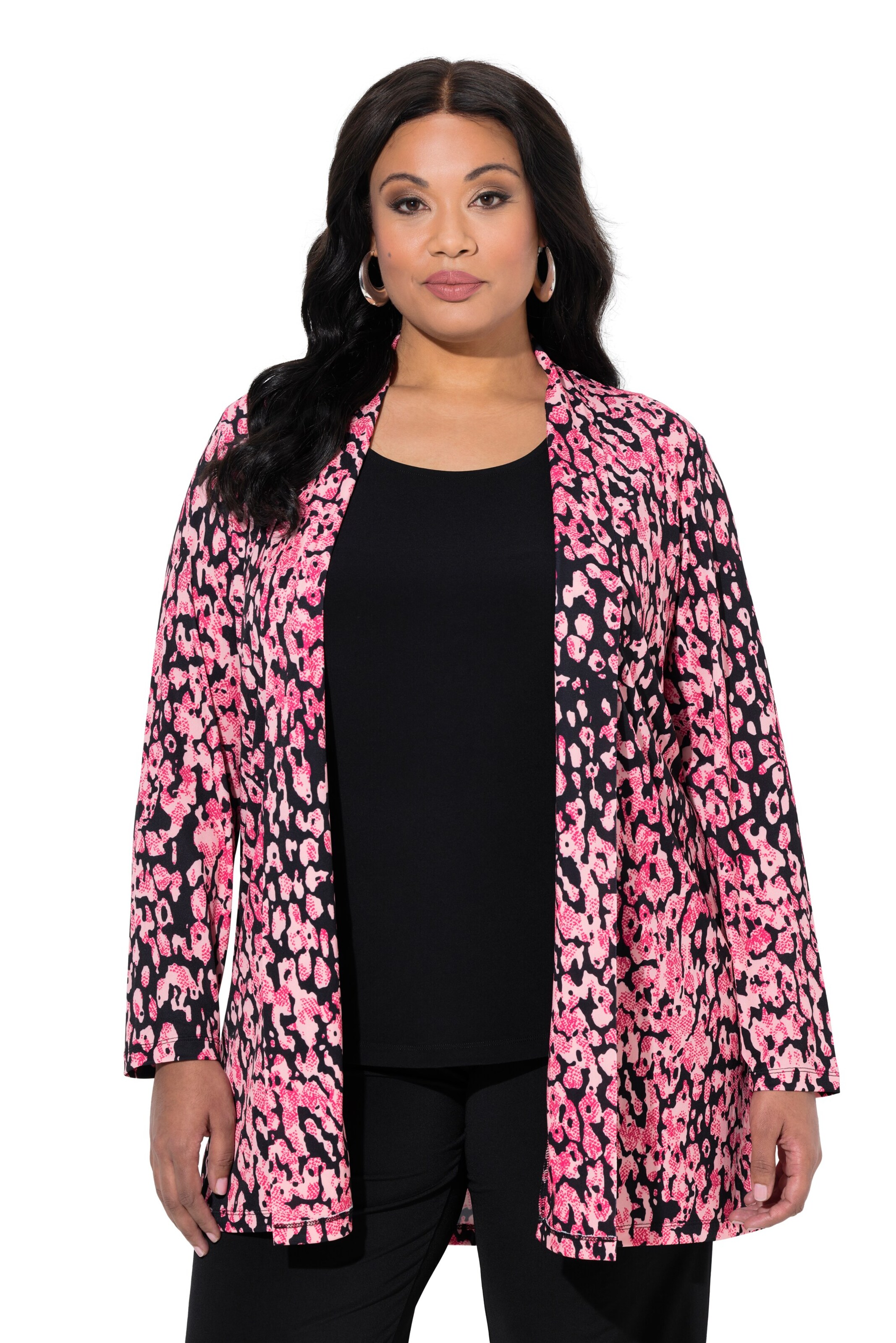 Ulla Popken Jacke in Pink: Vorderseite