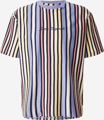 T-Shirt GUESS Originals en violet : devant