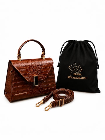 Elena Athanasiadou Handbag 'La Regina' in Brown