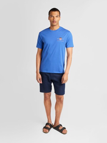 GANT T-Shirt in Blau