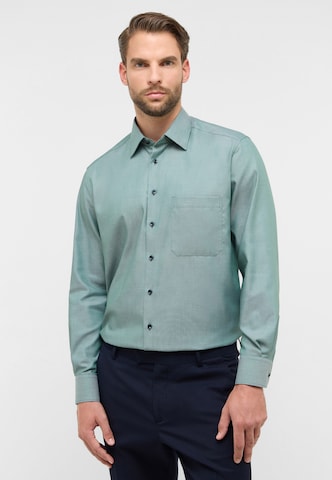 ETERNA Comfort fit Zakelijk overhemd in Groen: voorkant