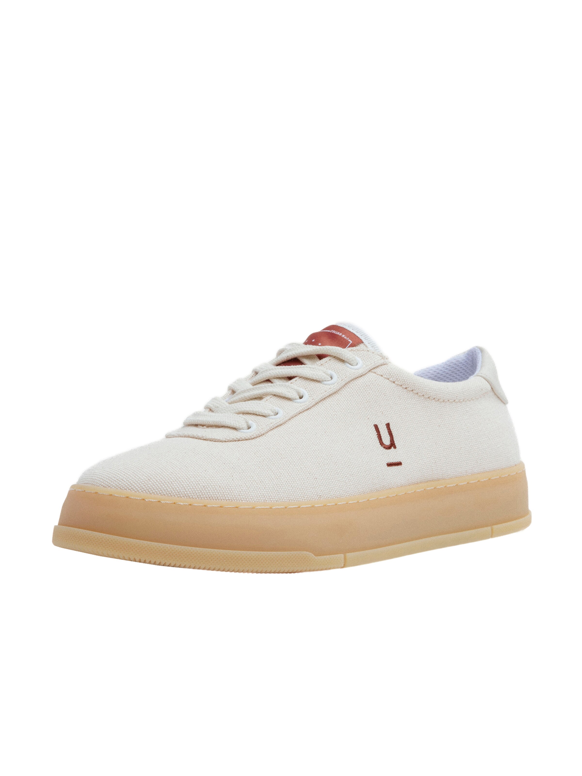 Algori Sneakers laag 'San Pietro' in Beige: voorkant